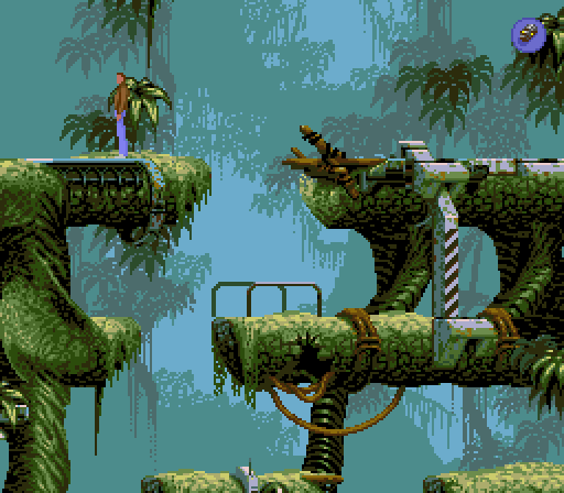 Flashback, level 1, Conrad.