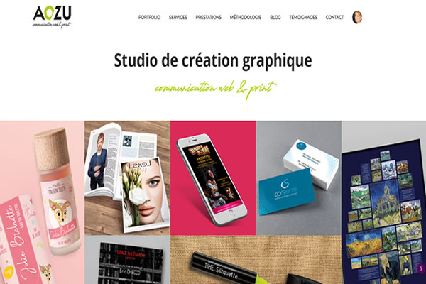 Aozu.fr Le studio de création graphique print et web